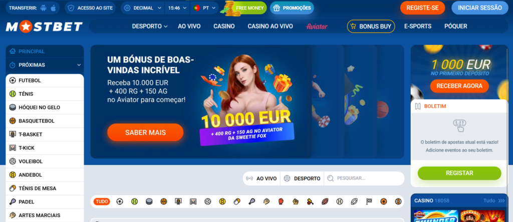 Mostbet Portugal – zakłady sportowe online dla graczy z Portugalii